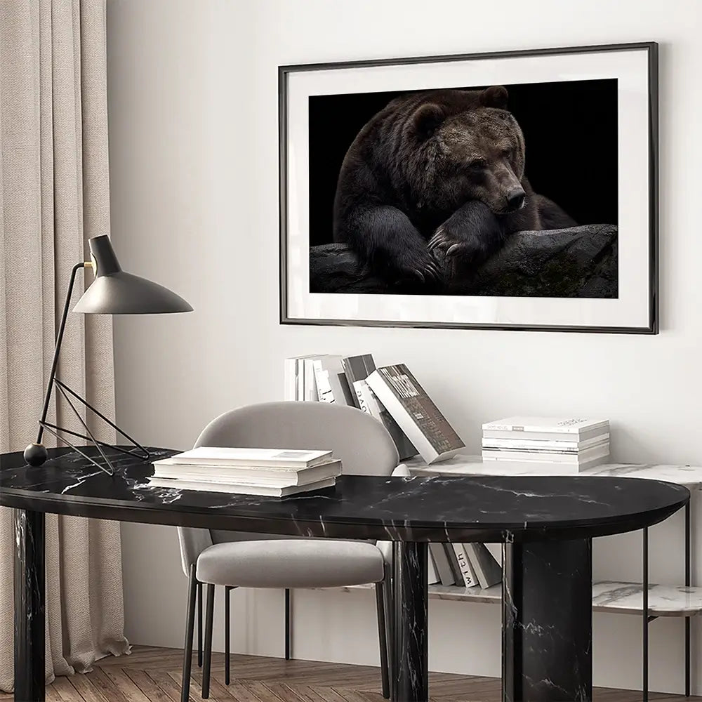 Bear Framed Art Print