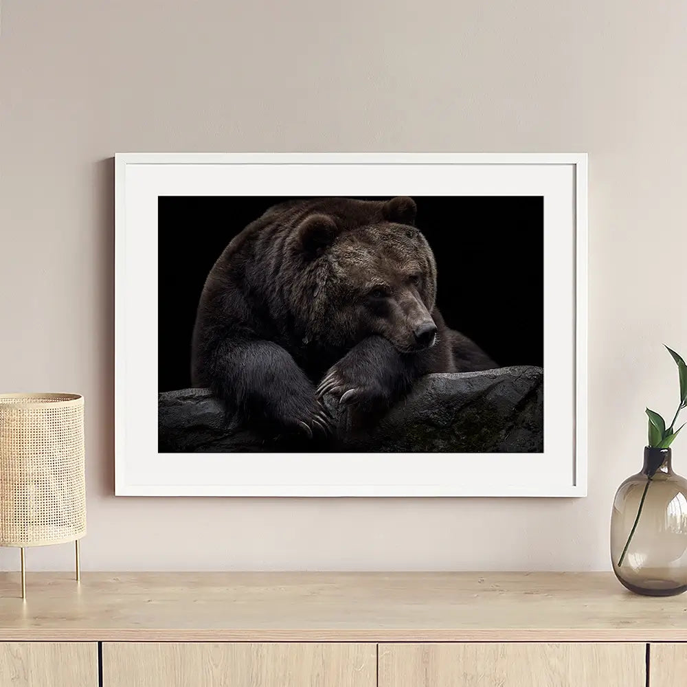 Bear Framed Art Print