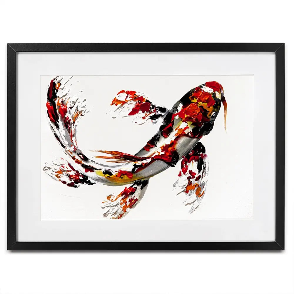 Koi Fish Framed Art Print