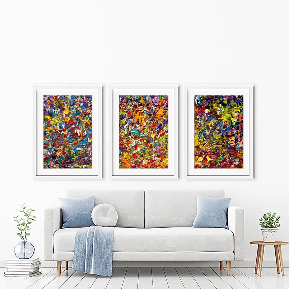 20 Million Things To Do Framed Art Print Trio