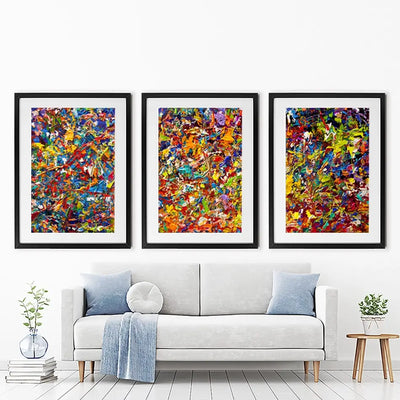 20 Million Things To Do Framed Art Print Trio