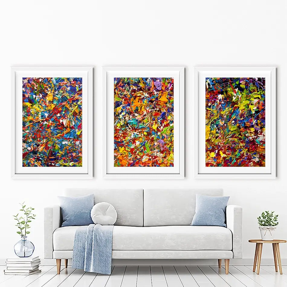 20 Million Things To Do Framed Art Print Trio