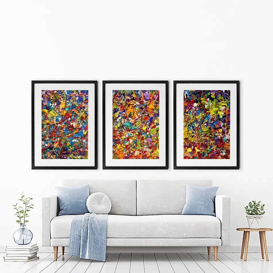 20 Million Things To Do Framed Art Print Trio