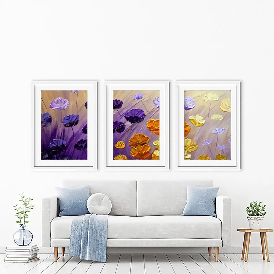 The Garden Framed Art Print Trio