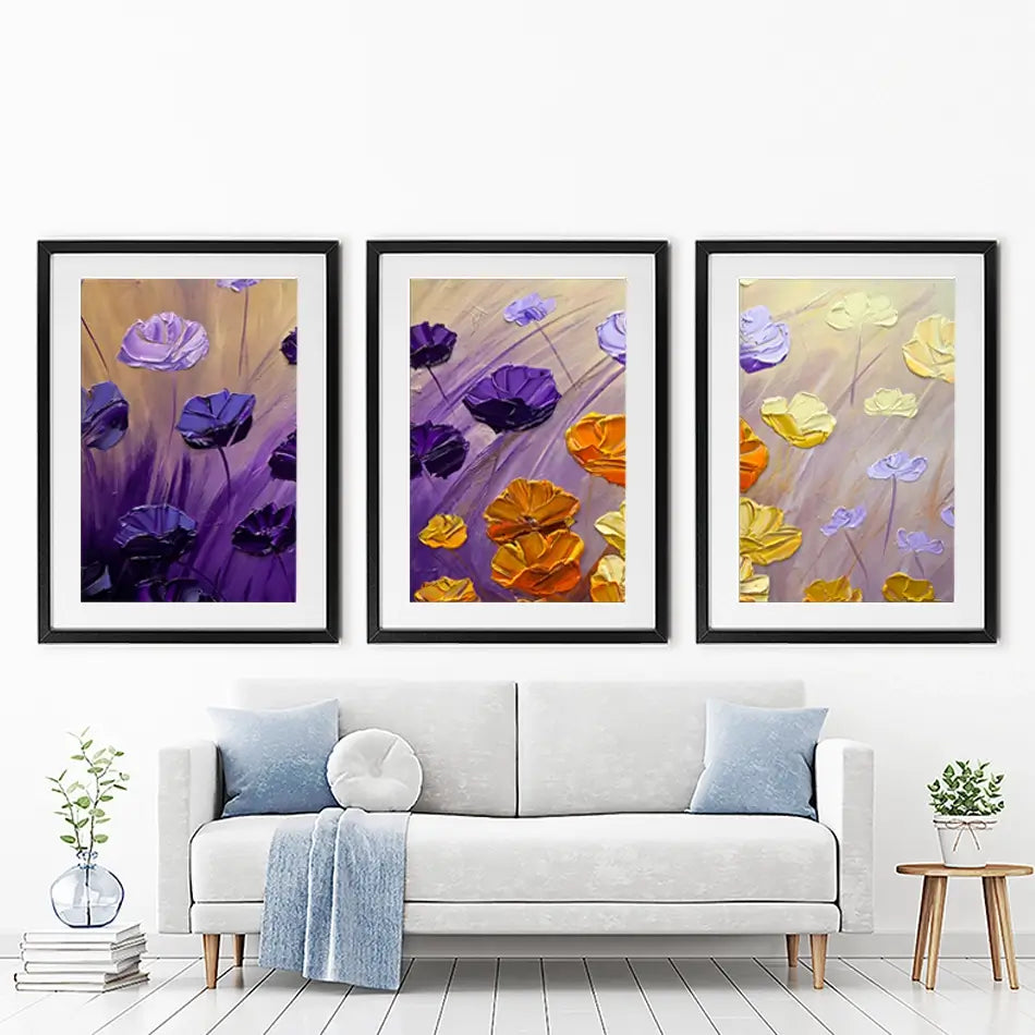 The Garden Framed Art Print Trio