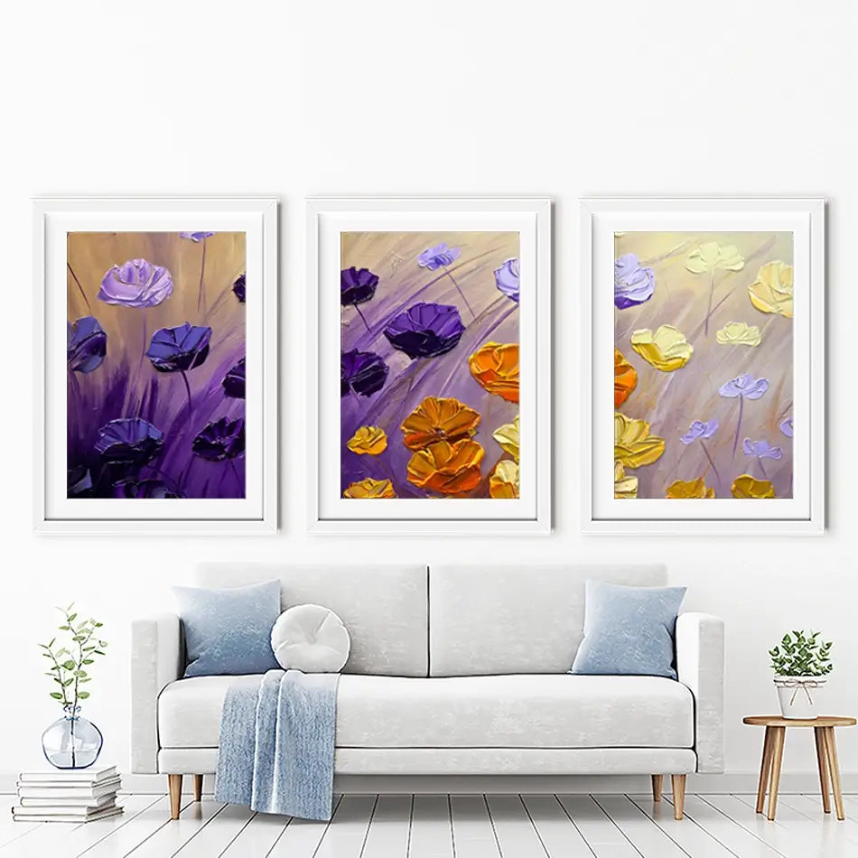 The Garden Framed Art Print Trio