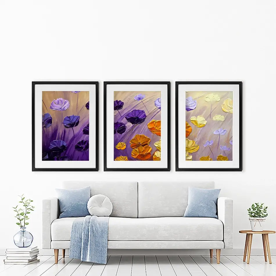 The Garden Framed Art Print Trio