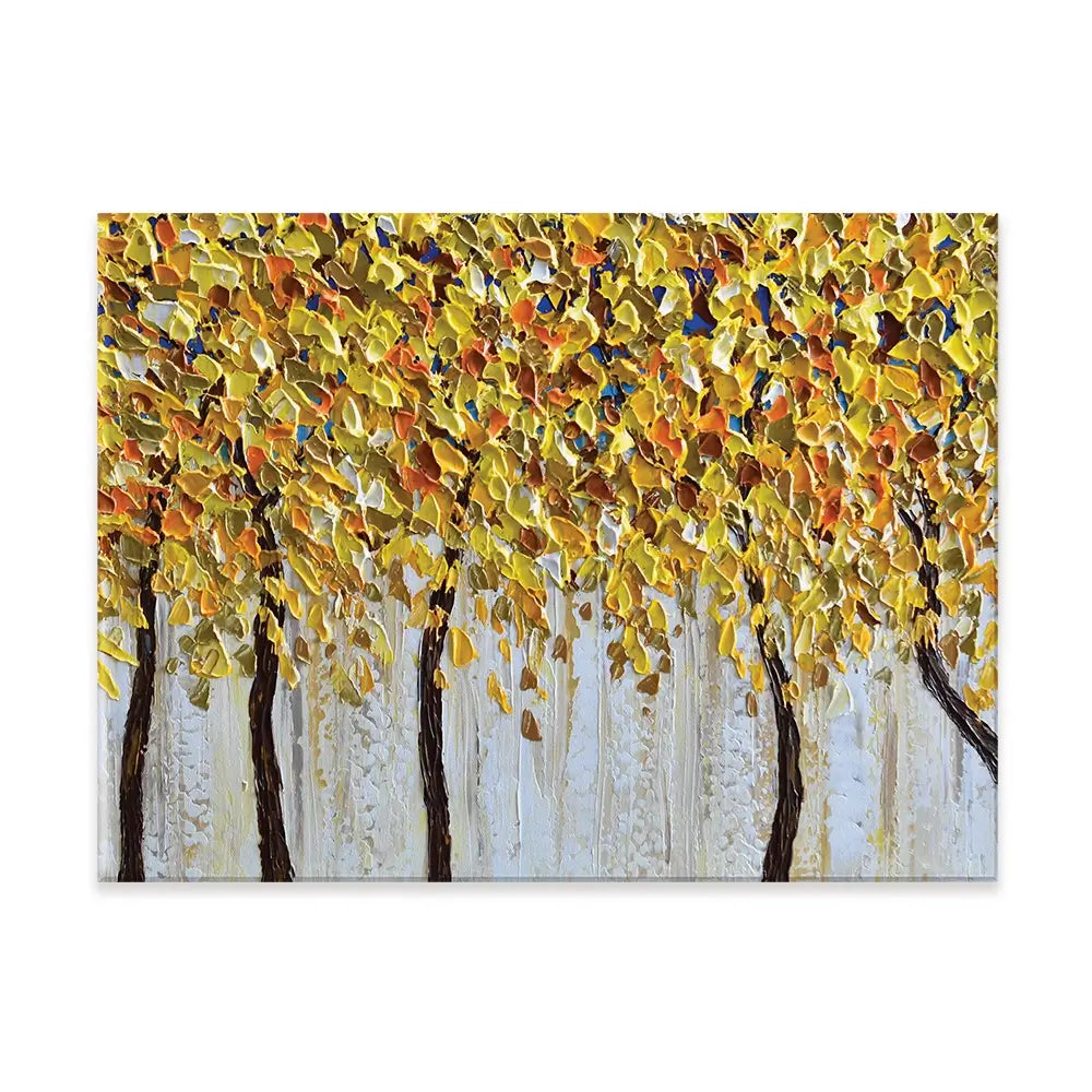 Yellow Trees Canvas Print