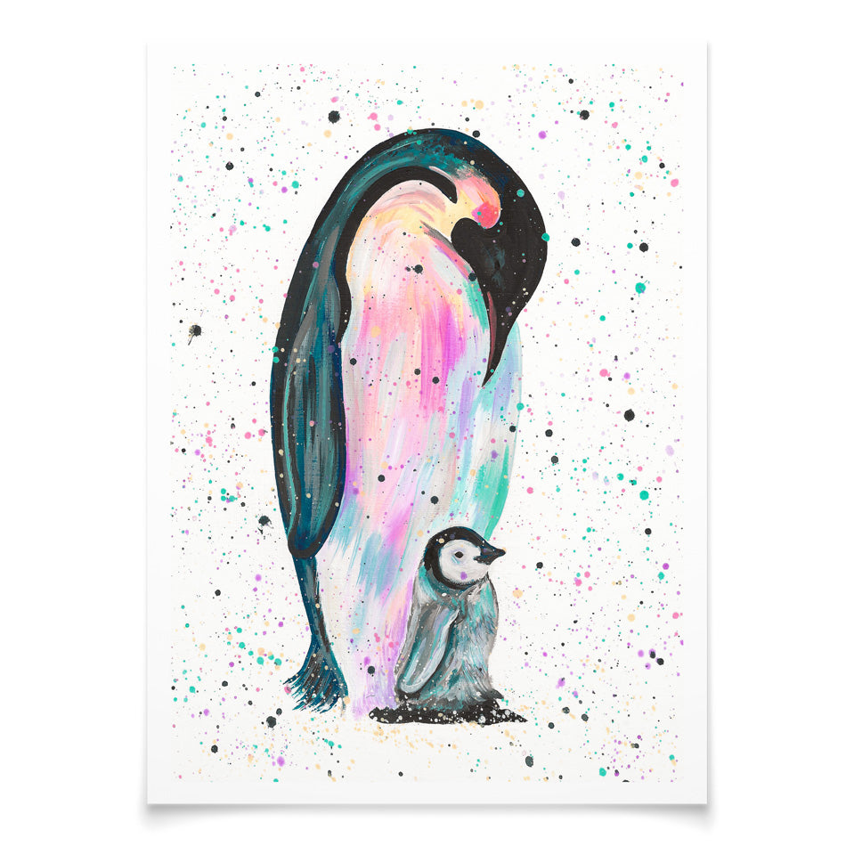 Penguins Jess And Harper Art Print