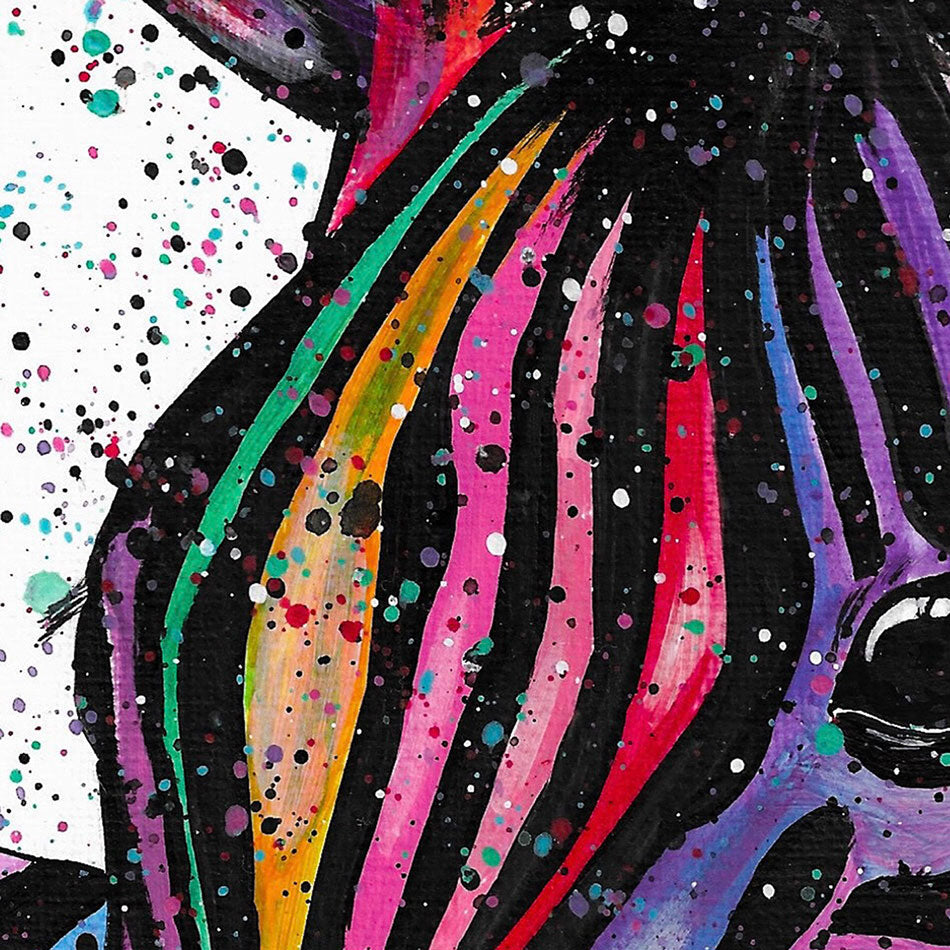 Zebra Nellie Art Print