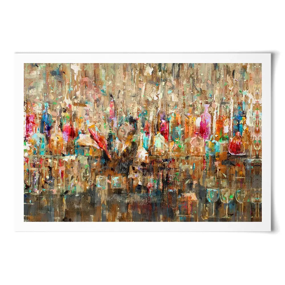 Cocktail Bar Art Print