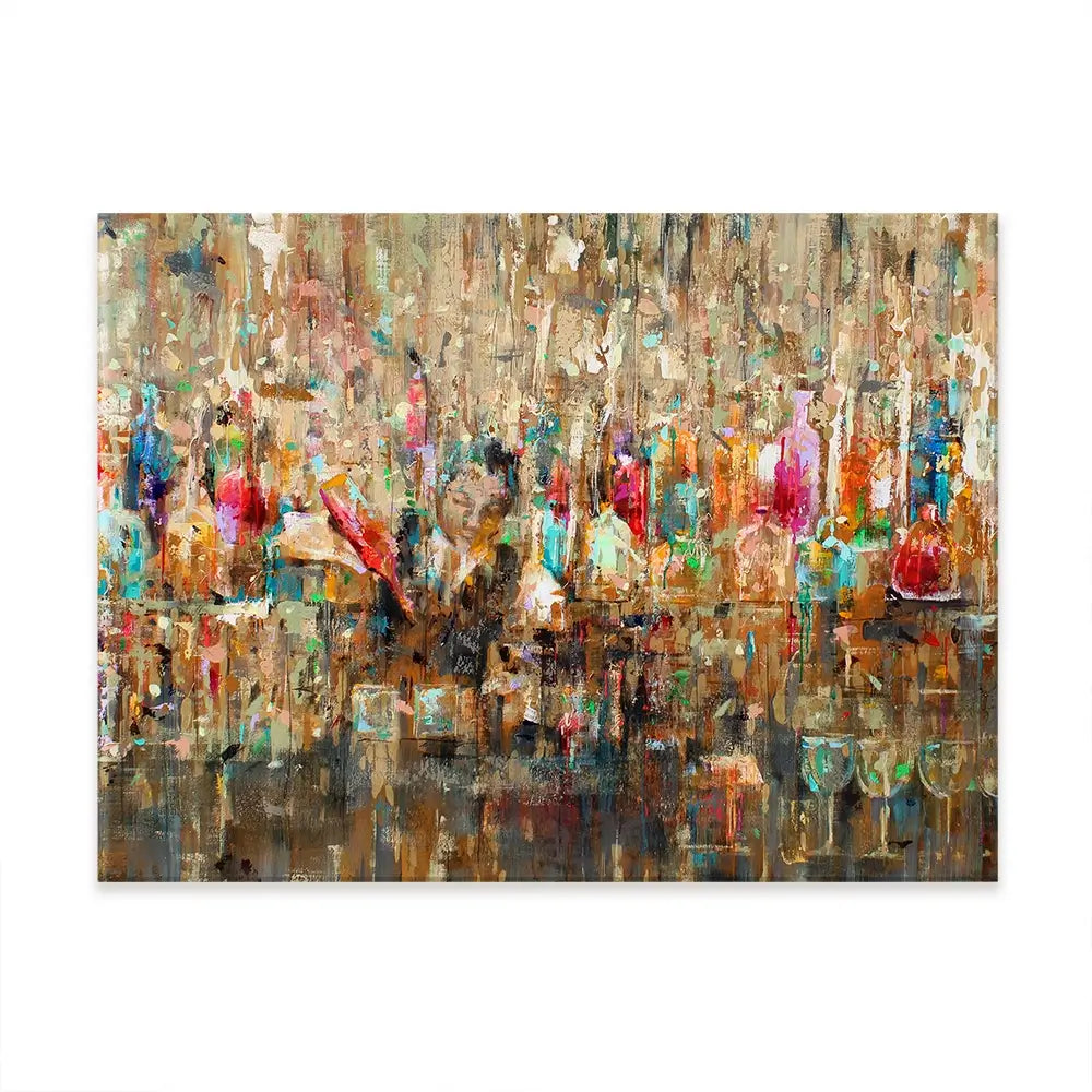 Cocktail Bar Canvas Print