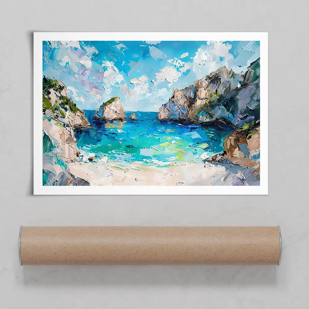 Beach Painting Art Print