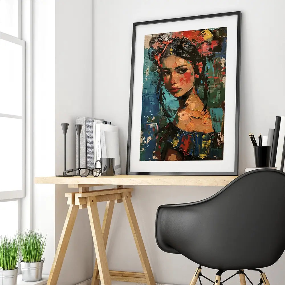 Ukranian Girl Framed Art Print