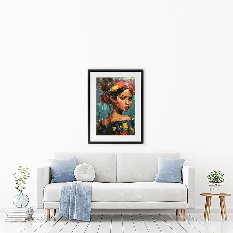 Woman Framed Art Print