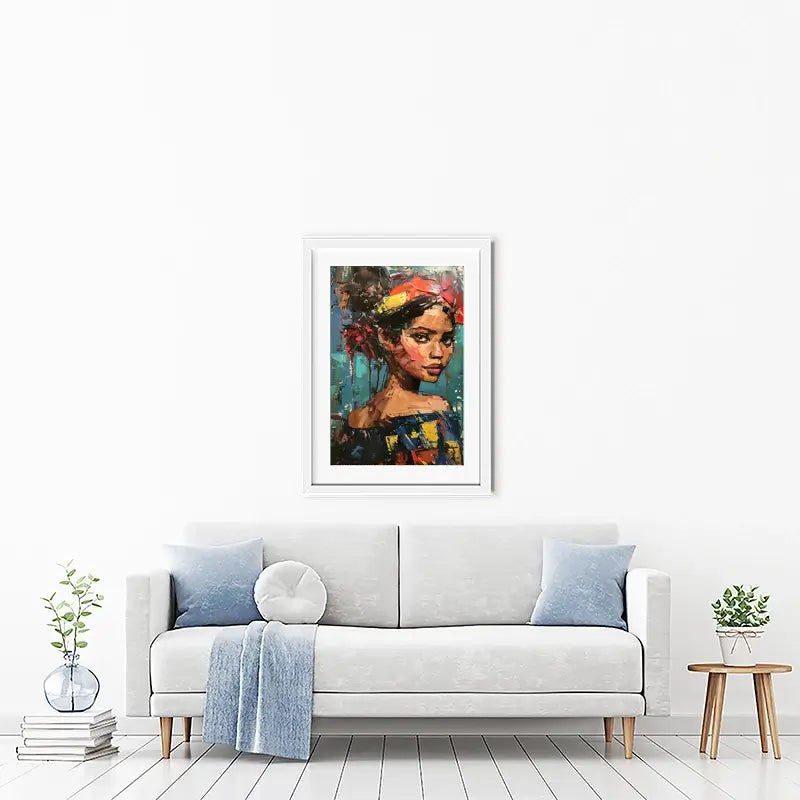 Woman Framed Art Print