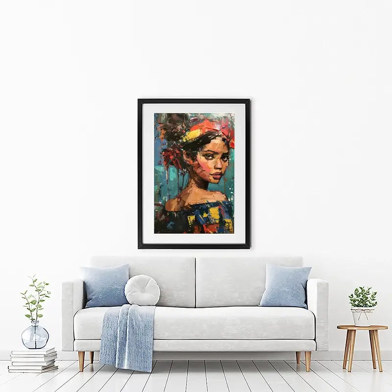 Woman Framed Art Print