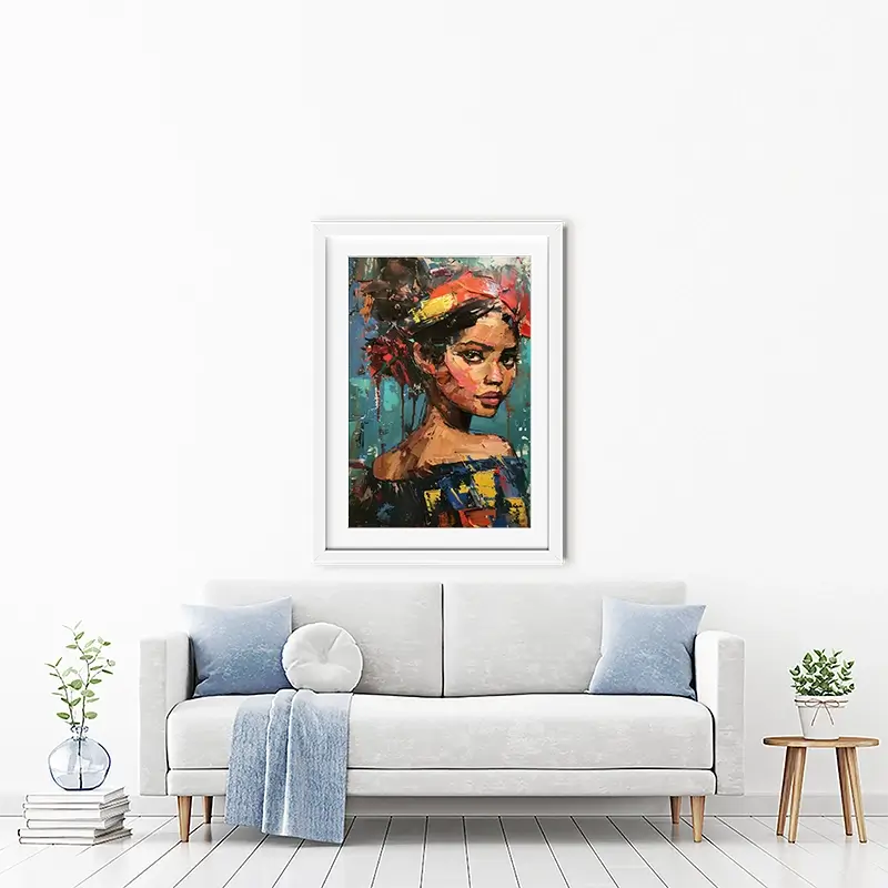 Woman Framed Art Print