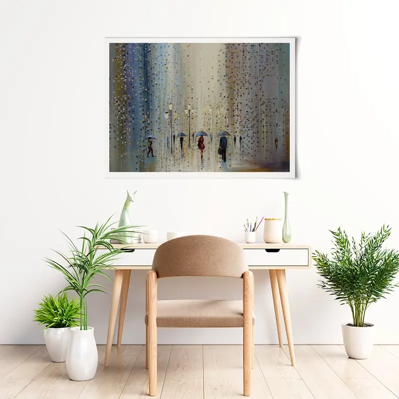 Under A Rainy Sky Art Print