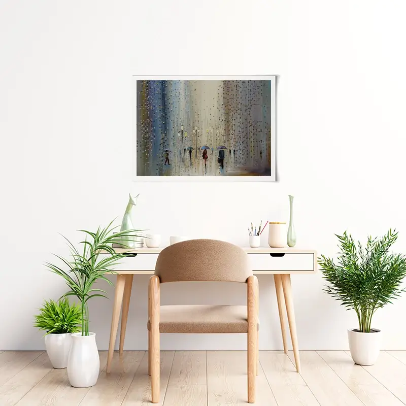 Under A Rainy Sky Art Print