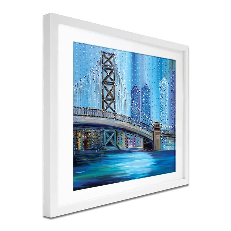 Philadelphia Bridge Framed Art Print