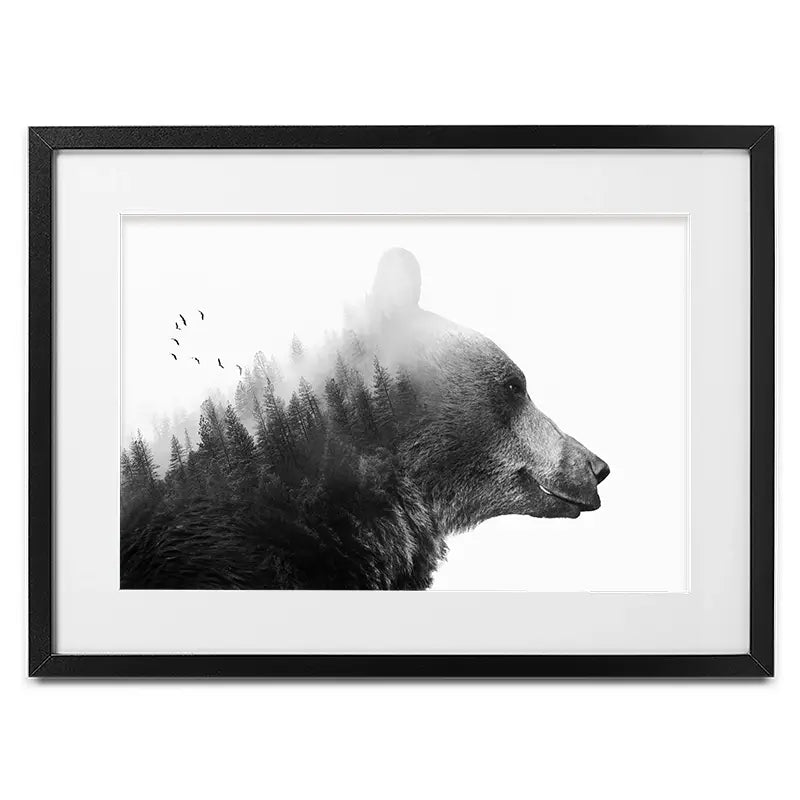 Big Bear Framed Art Print