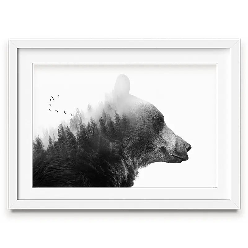 Big Bear Framed Art Print