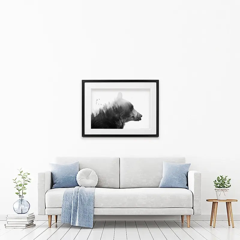 Big Bear Framed Art Print