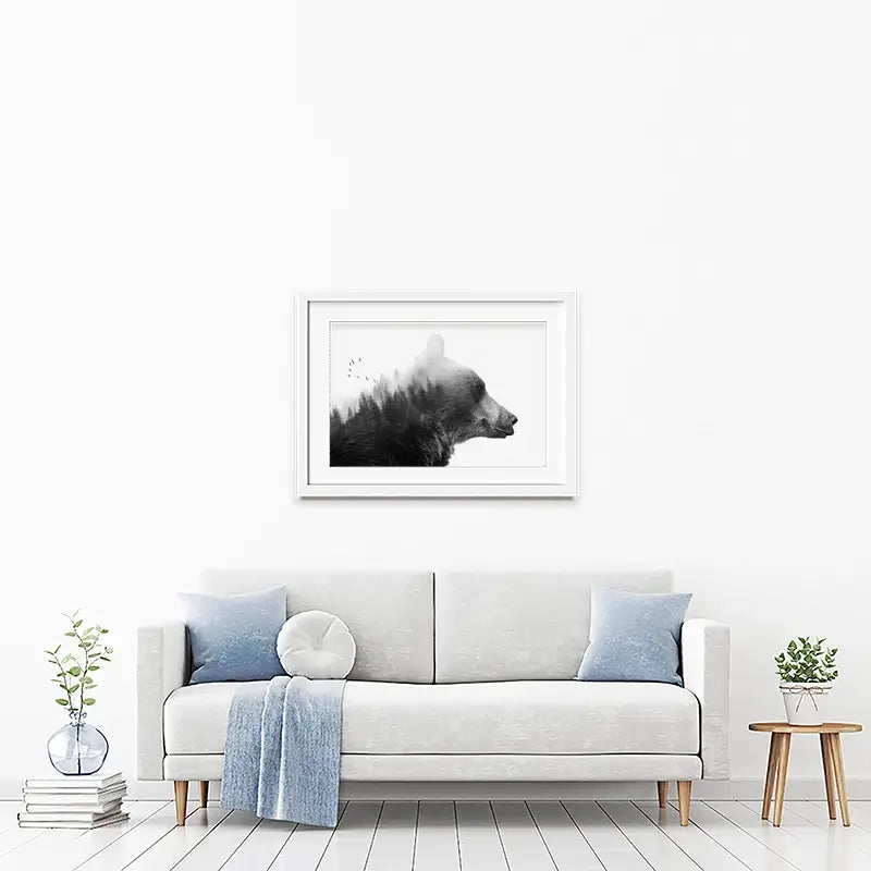 Big Bear Framed Art Print