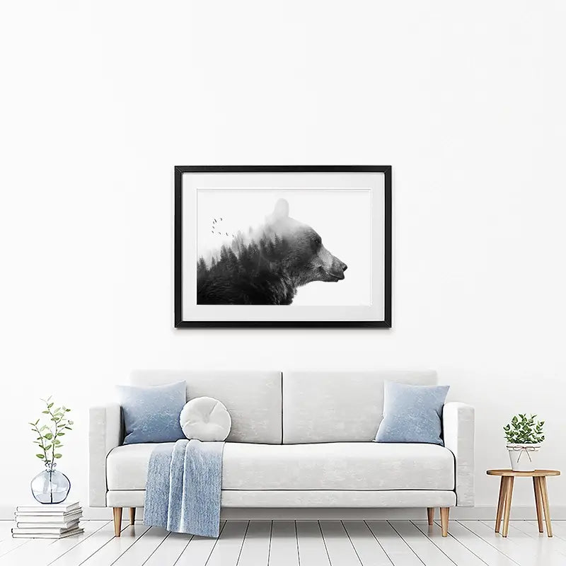 Big Bear Framed Art Print