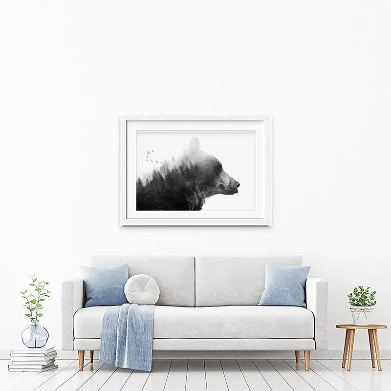 Big Bear Framed Art Print