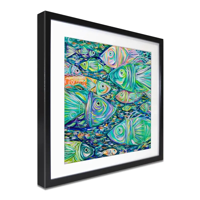 Go Fishing Framed Art Print