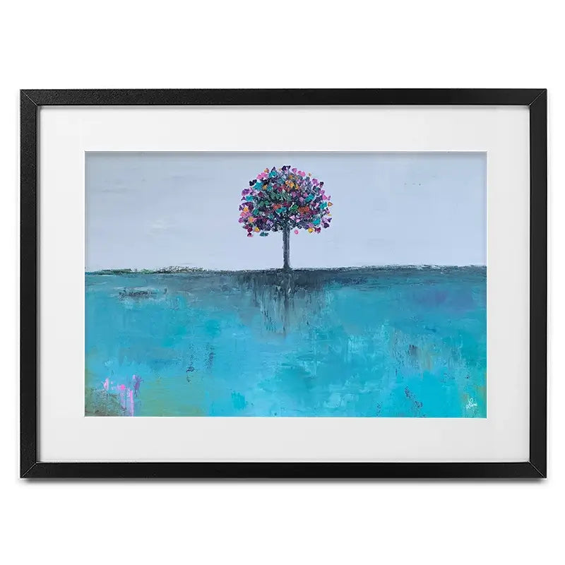 The Butterfly Tree Framed Art Print