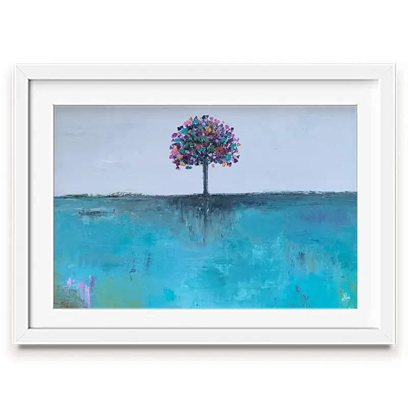 The Butterfly Tree Framed Art Print