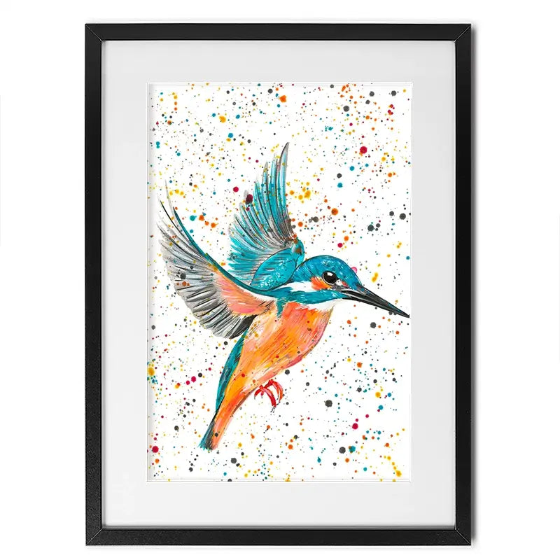 Kingfisher King Framed Art Print