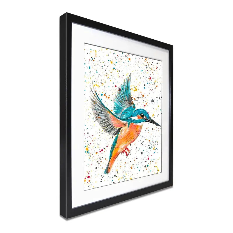 Kingfisher King Framed Art Print