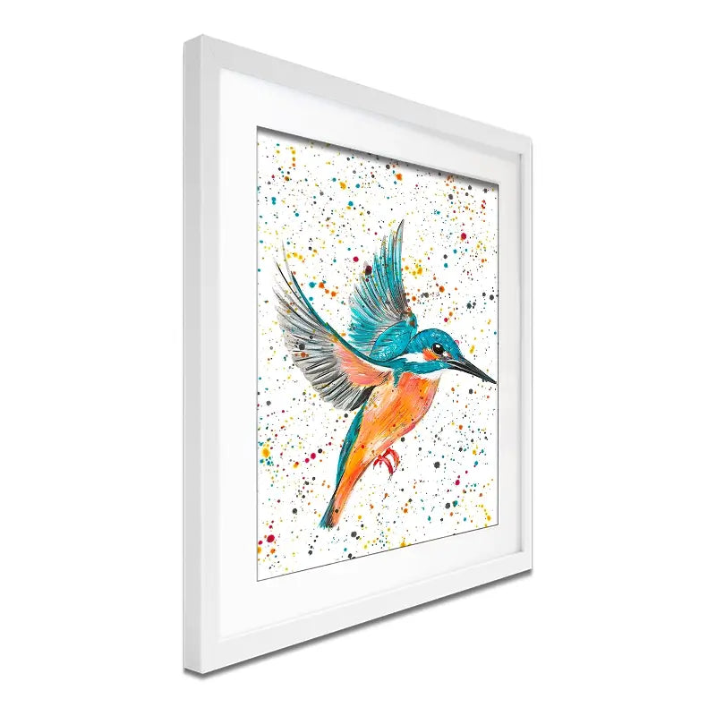 Kingfisher King Framed Art Print