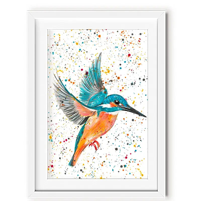 Kingfisher King Framed Art Print