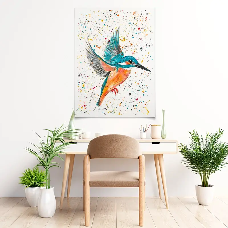 Kingfisher King Art Print