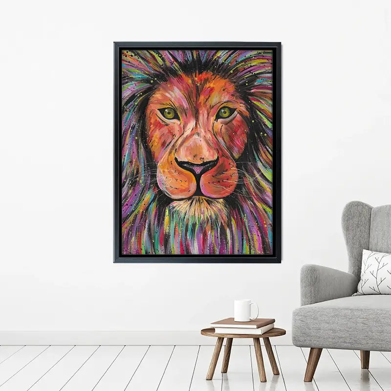 Lion Elio Canvas Print