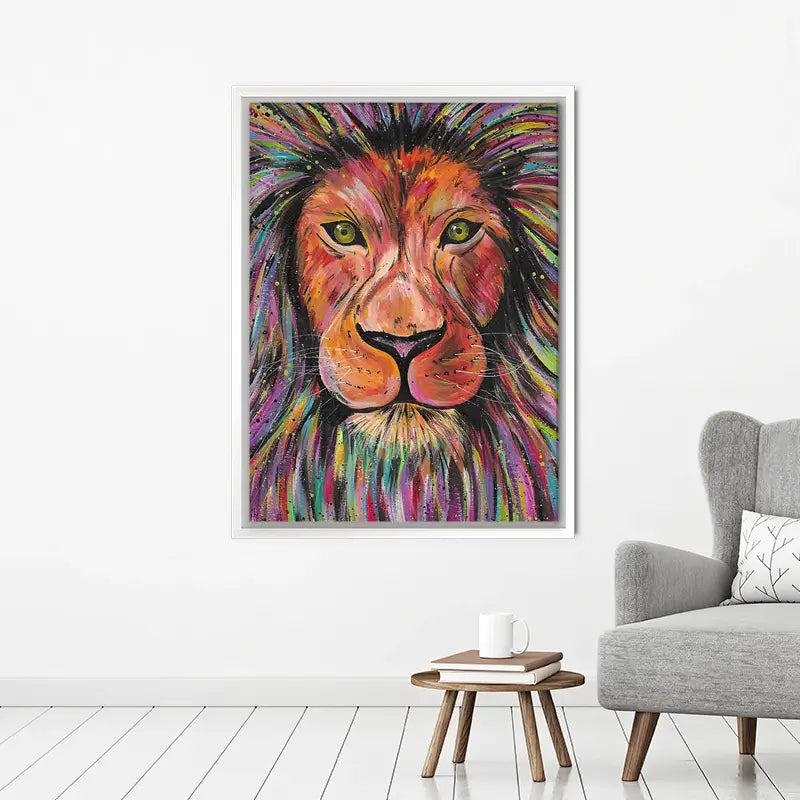 Lion Elio Canvas Print