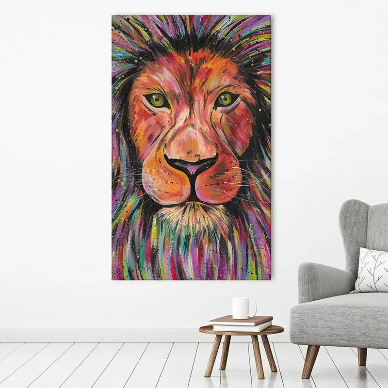 Lion Elio Canvas Print