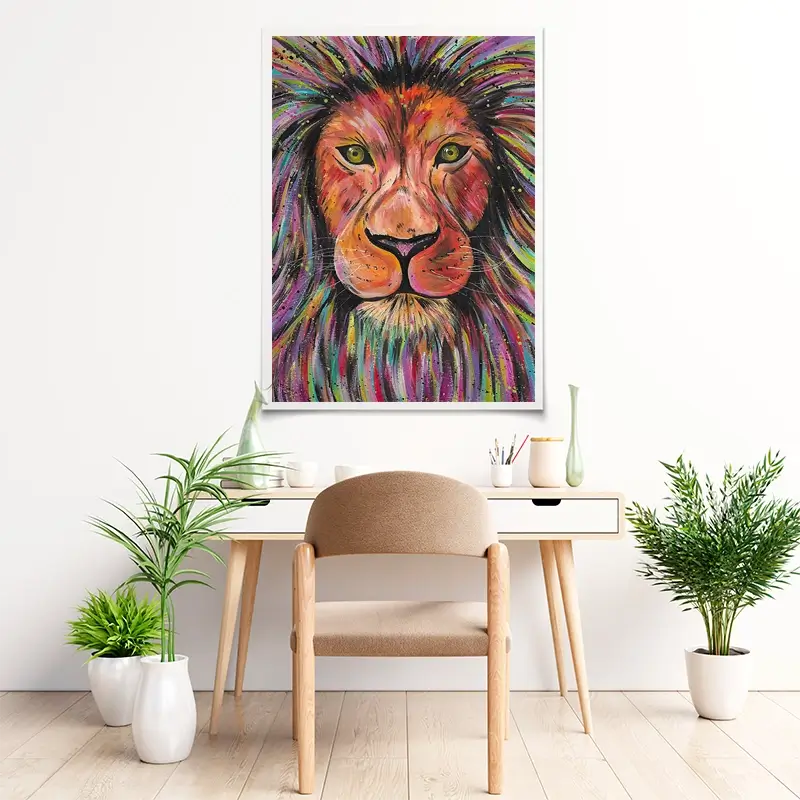 Lion Elio Art Print