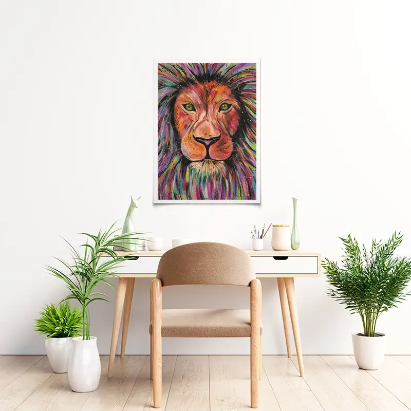 Lion Elio Art Print