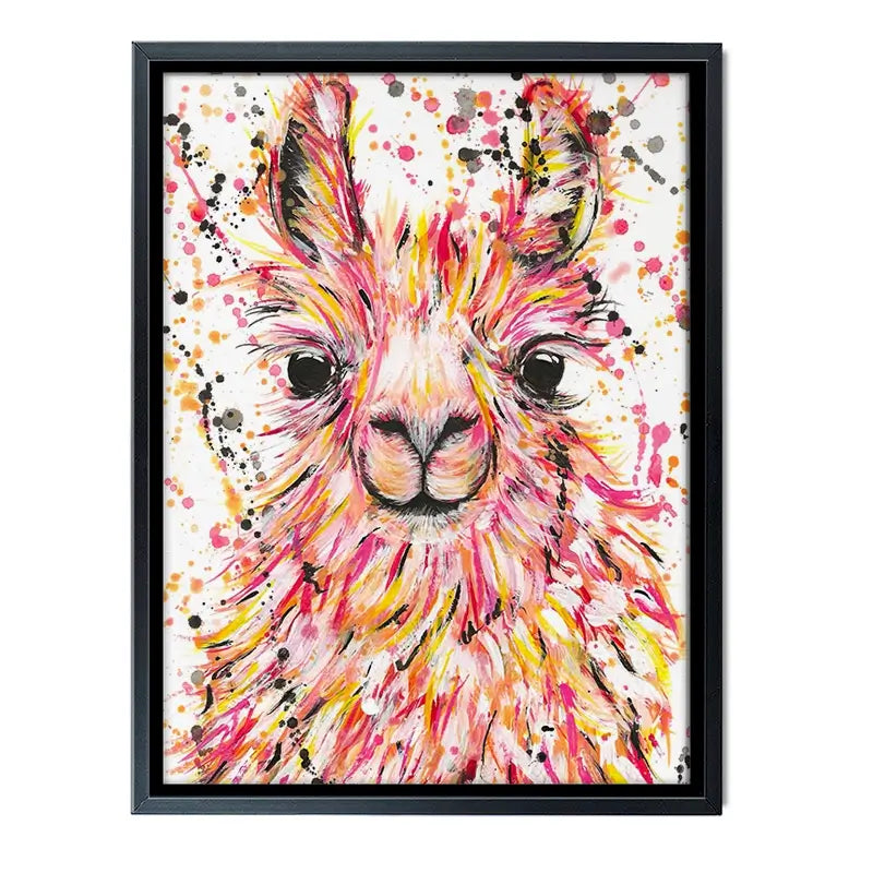 Llama Dusty Canvas Print