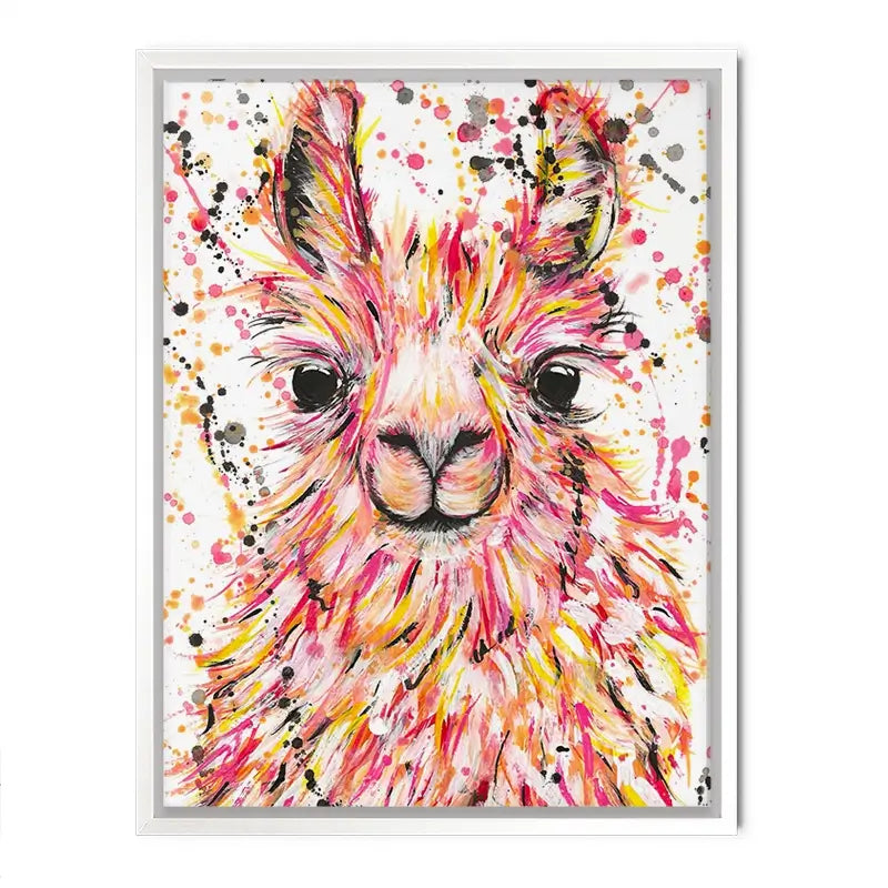 Llama Dusty Canvas Print