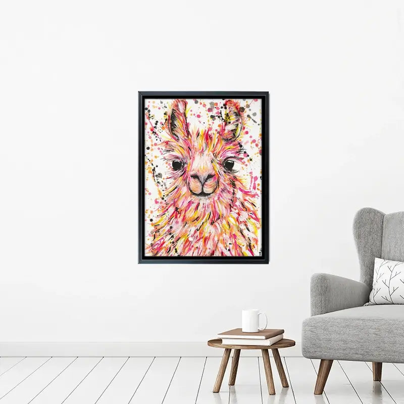 Llama Dusty Canvas Print