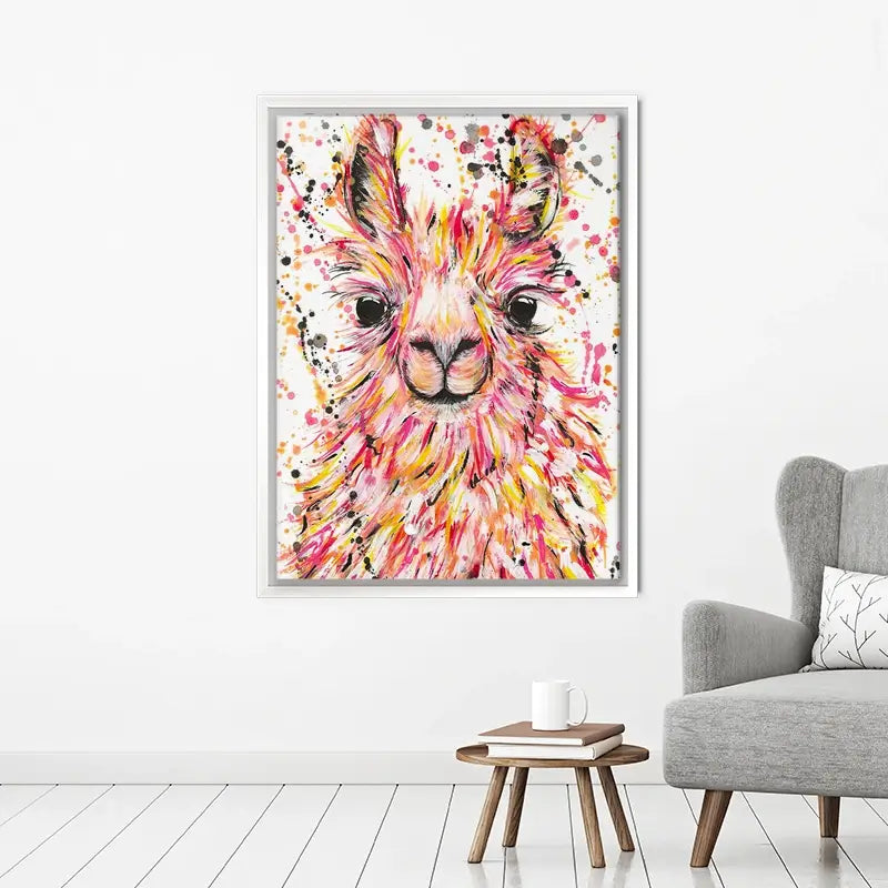 Llama Dusty Canvas Print