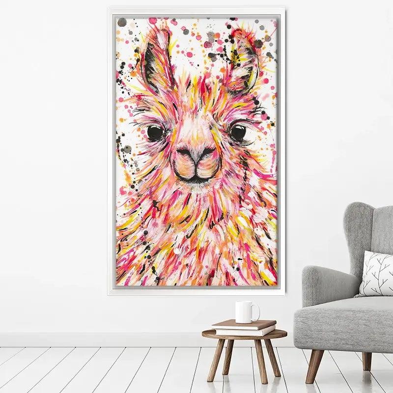 Llama Dusty Canvas Print