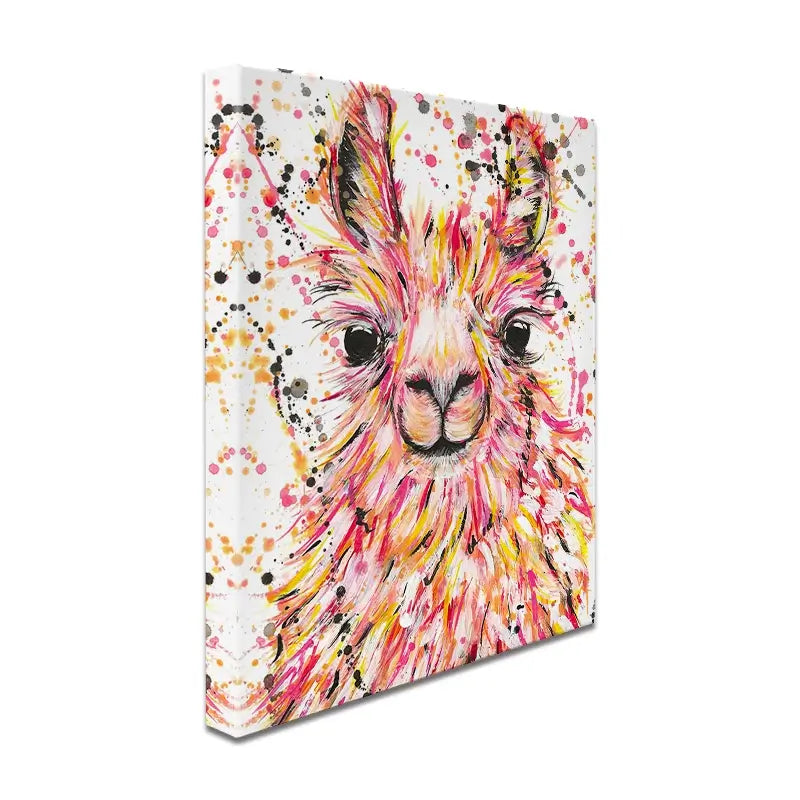 Llama Dusty Canvas Print